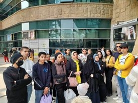 طلاب البايوتكنولوجى بعلوم حلوان في زيارة لمستشفى ٥٧٣٥٧