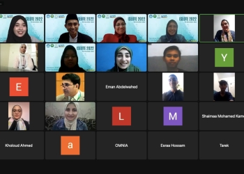 طلاب جامعة حلوان يشاركون مشروعاتهم الدراسية مع طلاب جامعة إسلام مالانج بإندونيسيا   