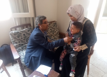 جامعة مدينة السادات تنظم قافلة طبية تخصصية بقرية "بتيبس" بالمنوفية