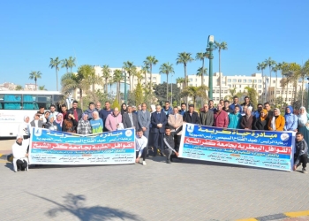 جامعة كفرالشيخ تواصل قوافلها الطبية والبيطرية إلى مطوبس ضمن مبادرة “حياة كريمة”