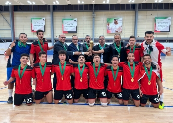 تكريم منتخب مصر للجامعات لكرة الصالات بالإمارات