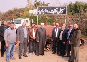 رئيس جامعة الأزهر يتفقد كلية الهندسة الزراعية ويشيد بأعمال التطوير ورفع الكفاءة بها