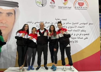 جنى البكري الطالبة بجامعة مصر للمعلوماتية تحصد الميدالية الذهبية و”البرونزية” في البطولة العربية للسلاح