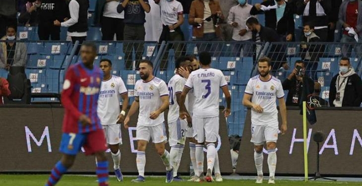بأفضلية كاسحة ... ريال مدريد يواجه برشلونة في نهائي السوبر الإسباني