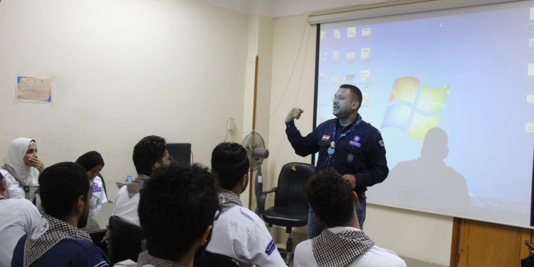 جامعة سوهاج تنظم دورة مساعد قائد وحدة كشفية بالتعاون مع وزارة الشباب