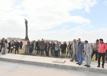 جامعة مدينة السادات تنفذ خطة إخلاء تدريبية في حالات الطوارئ بمبني الإدارة المركزية