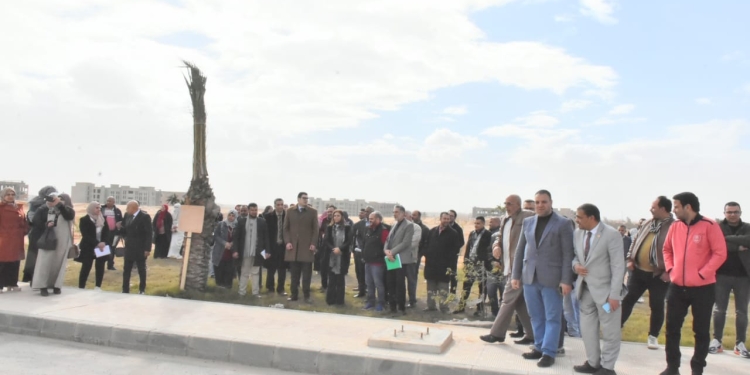 جامعة مدينة السادات تنفذ خطة إخلاء تدريبية في حالات الطوارئ بمبني الإدارة المركزية