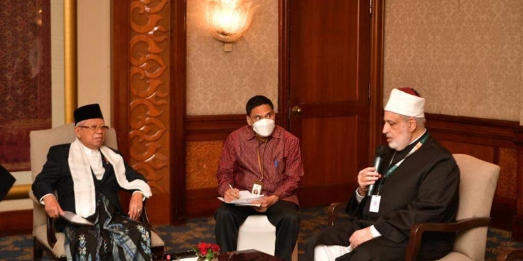 وكيل الأزهر يلتقي نائب الرئيس الإندونيسي ويناقشان سبل تعزيز التعاون العلمي والدعوي