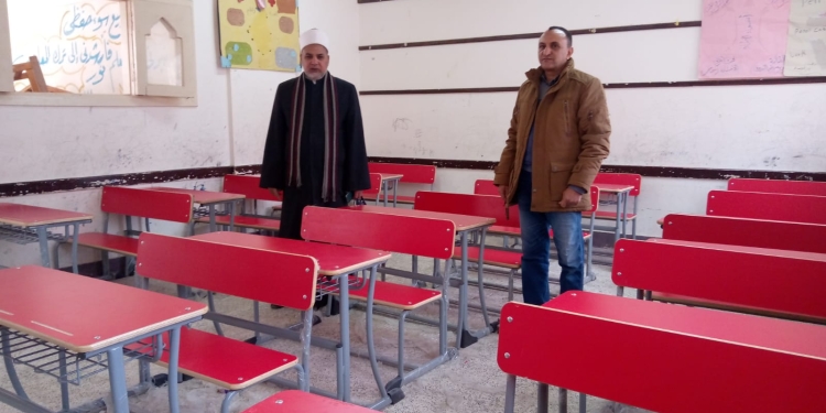 رئيس مطروح الأزهرية يتابع جاهزية عدد من المعاهد لاستقبال الفصل الدراسي الثاني