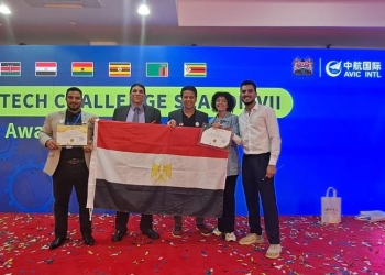 فوز كلية تكنولوجيا الفيوم بالمركز الثاني على أفريقيا بمسابقة ATC الدولية