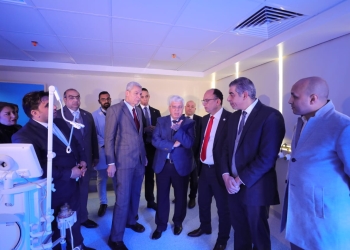 وزير التعليم العالي ورئيس جامعة حلوان يفتتحان المرحلة النهائية لأعمال تطوير مستشفى بدر الجامعي