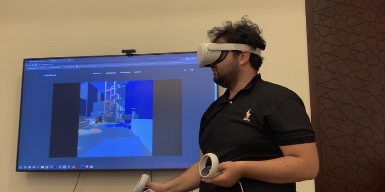 فريق من أساتذة وطلاب الجامعة الأمريكية يطور برامج تدريب باستخدام تقنية الواقع الافتراضي