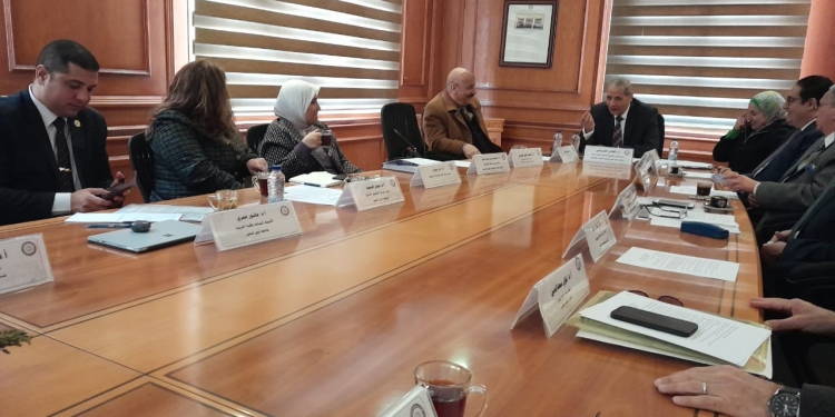 جامعة حلوان تشارك في اجتماع اللجنة التنسيقية العليا