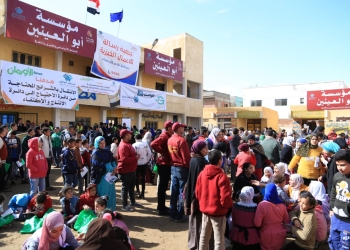 قافلة ستر وعافية بمشاركة مؤسسة ابو العينين مع اهالى الرحمانية