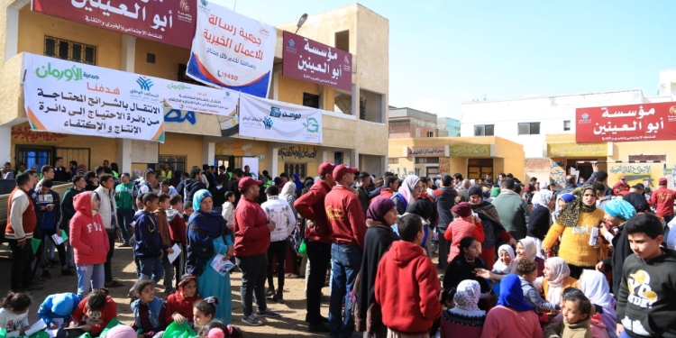 قافلة ستر وعافية بمشاركة مؤسسة ابو العينين مع اهالى الرحمانية