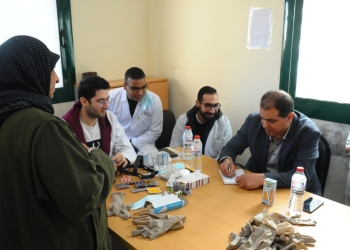 جامعة كفرالشيخ: فحص وعلاج 1692 حالة بالقافلة الطبية للجامعة بقرية سد خميس