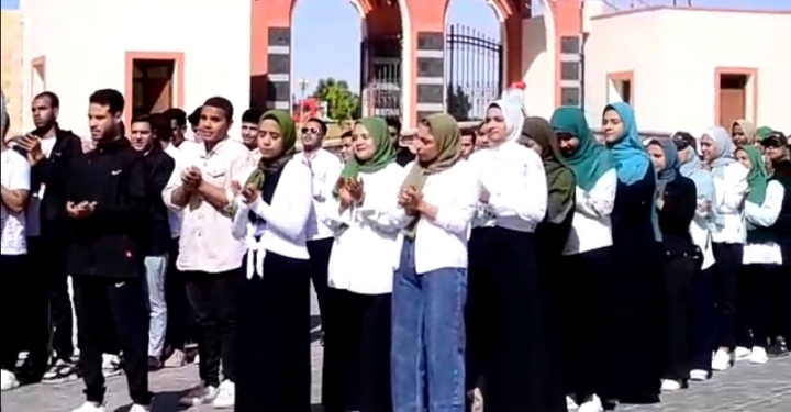 معسكر تدريبي لطلاب كلية الخدمة الاجتماعية جامعة أسوان