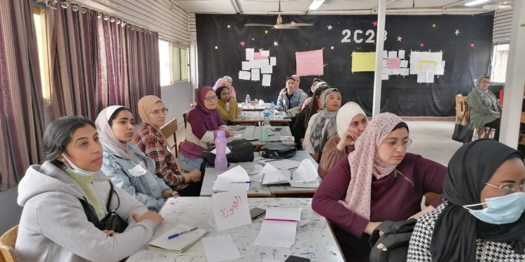 سلومة يتفقد اليوم الأول لقاعات التدريب التربوي للمعلمين الجدد بالجيزة