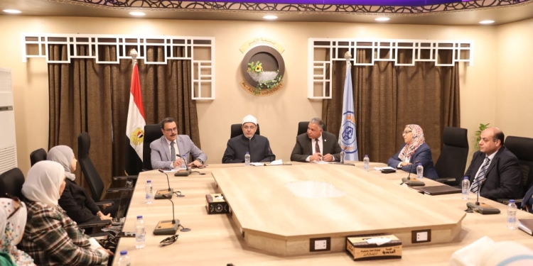 رئيس جامعة الأزهر: لدينا أقسام علمية تعادل كليات مستقلة خلال استقباله وفدًا من هيئة ضمان جودة التعليم