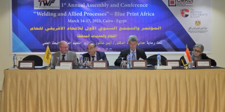 بحوث الفلزات ينظم المؤتمر الأول للاتحاد الإفريقي للحام