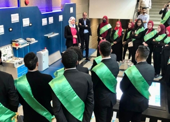 زيارات ميدانية لطلاب الجامعات بمعهد بحوث الإلكترونيات