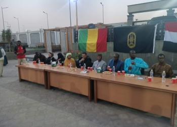 حفل إفطار جماعي للطلاب الوافدين بمقر مركز تطوير الوافدين بالأزهر