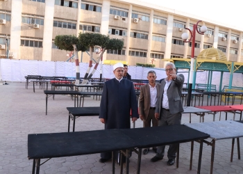 رئيس جامعة الأزهر يتابع تجهيزات الإفطار الجماعي للطالبات بمدينة نصر