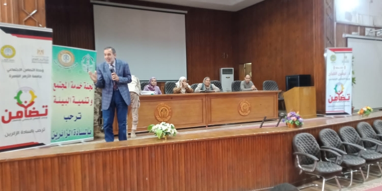 جامعة الأزهر تنظم ندوات توعوية عن المشروعات القومية بالتعاون مع إدارة التربية العسكرية