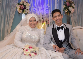 الزميلة مي محمود تحتفل بعقد القران علي ضفاف النيل