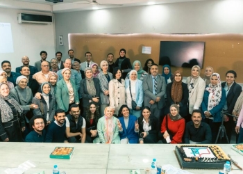 شباب حلوان الفائزين بمشروعات الجاضنة الأولى