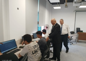 جولة تفقدية لرئيس جامعة بنها بامتحانات فرع العبور