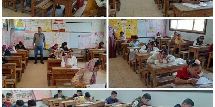 انطلاق امتحانات الترم الثاني لصفوف النقل الابتدائي بالبحيرة