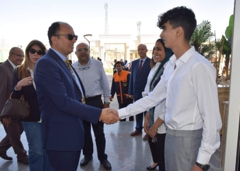 حلوان تستقبل الطلاب العائدين من دول الحرب