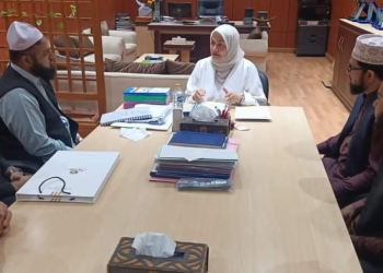 مستشار شيخ الأزهر تستقبل وفد جامعة الكرم الباكستانية لبحث سبل التعاون بينهما