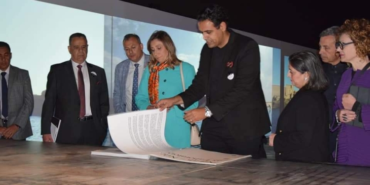 وزيرة الثقافة تفتتح الجناح المصري ‏لبينالي فينيسيا الدولي ‏للعمارة