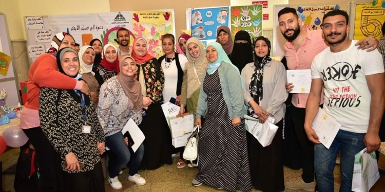 مستشفيات جامعة عين شمس تحتفل باليوم العالمي لغسيل ونظافة الأيدي