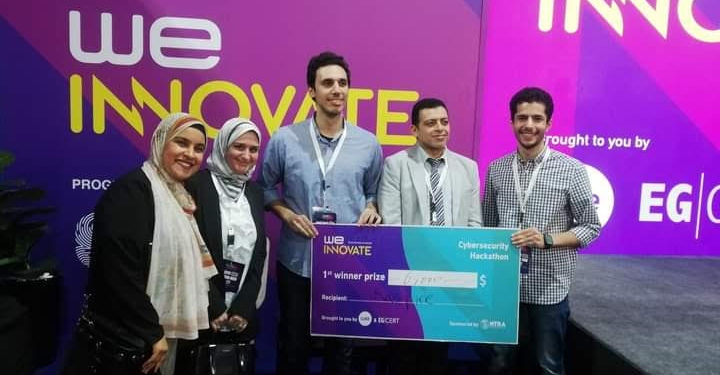 فريق خريجى هندسة حلوان يفوز بالمركز الأول بهاكثون بمؤتمر الأمن السيبرانى