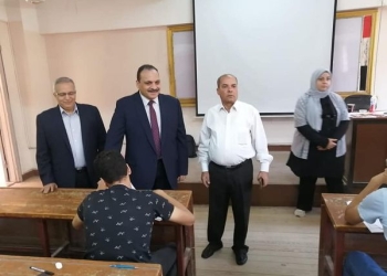 انتظام الامتحانات بكليات جامعة بنها