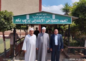رئيس جامعة الأزهر يتفقد لجان امتحانات الشهادة الثانوية الأزهرية بمعهد كفر الشيخ