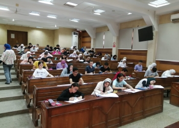 إقبال كبير باختبارات القدرات بكلية الفنون الجميلة جامعة حلوان