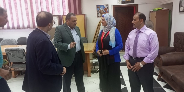 لجنة «الأعلى للجامعات» تتفقد اختبارات القدرات بجامعة بنها