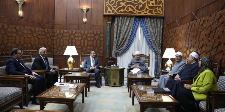 شيخ الازهر يستقبل رئيس هيئة الجودة والاعتماد
