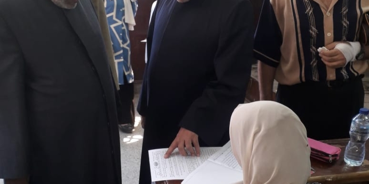 رئيس جامعة الأزهر يتفقد امتحانات الدراسات العليا بكليات فرع طنطا