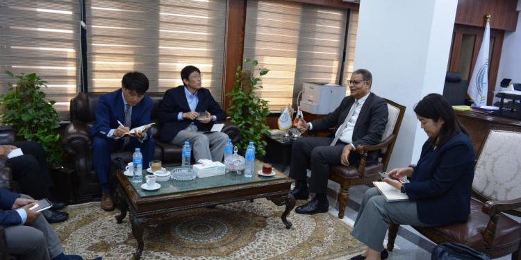 هيئة الاستشعار من البعد تبحث سبل التعاون العلمي مع وفد الجايكا اليابانية
