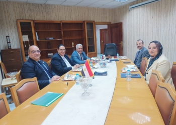 جامعة حلوان تستقبل وفد نواب رؤساء جامعات إقليم القاهرة الكبرى
