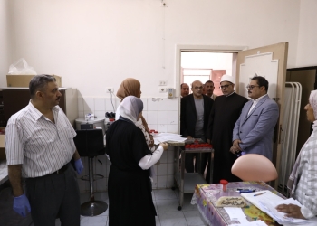 رئيس جامعة الأزهر يتفقد لجان الكشف الطبي لطلاب كلية التربية الرياضية 