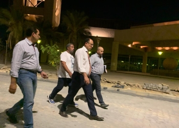 رئيس جامعة حلوان يستكمل سلسلة الجولات التفقدية لمتابعة استعدادات أسبوع شباب الجامعات