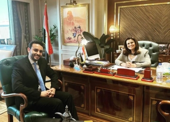 وزيرة الهجرة تستقبل باحث فى اهم الجامعات الامريكية