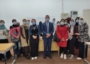 حملة اسر بلا أمية فى جامعة حلوان