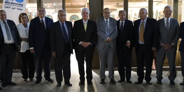 عاشور يشهد حفل تعيين محمود محي الدين رئيسًا لمجلس أمناء جامعة النيل